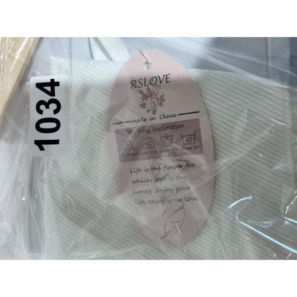 New RS Love Crop Tank Camisole Top Sz XXL White Lace Babydoll Festival Sexy - Picture 8 of 8